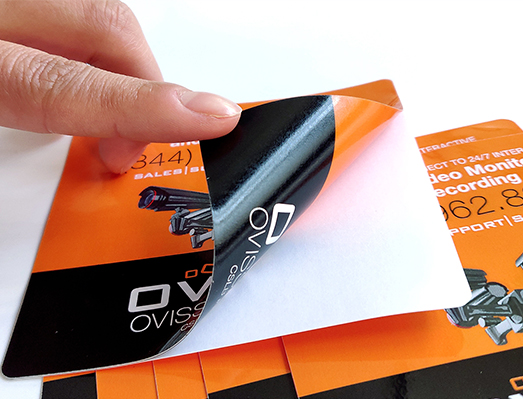 双面印刷户外耐晒监控贴纸